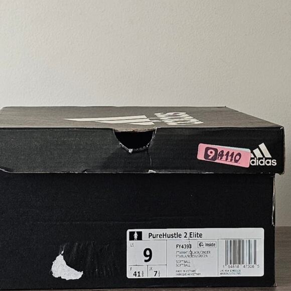 Adidas Purehustle 2 Elite Metal Fastpitch Softball Cleats Size 9  NWT - Picture 6 of 6